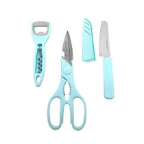 Conjunto Culinário 3 Peças Aço Inox P/ Bar Cozinha Gourmet