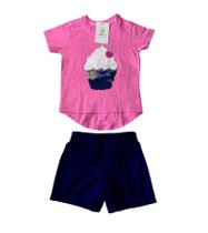 Conjunto Cupcake Paetês Tam.2 Conjunto Cupcake Paetês Tam.2