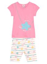 Conjunto Curto Brandili 36248 Infantil Estrela do Mar Algodão T. 01/03 Conjunto Curto Brandili 36248 Infantil Estrela do Mar Algodão T. 01/03