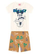 Conjunto Curto Brandili 36376 Infantil Mickey Mouse Algodão T. 01/03 Conjunto Curto Brandili 36376 Infantil Mickey Mouse Algodão T. 01/03