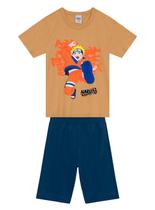 Conjunto Curto Brandili 36422 Infantil Naruto Algodão T. 06/14 Conjunto Curto Brandili 36422 Infantil Naruto Algodão T. 06/14