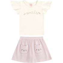 Conjunto Curto Cats Infantil Menina Marisol - 2P