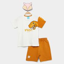 Conjunto Curto Infantil Kamylus Estampado Menino