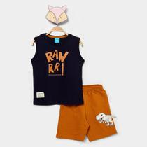 Conjunto Curto Infantil Kamylus Estampado Menino
