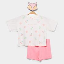 Conjunto Curto Infantil Kamylus Menina Conjunto Curto Infantil Kamylus Menina