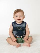 Conjunto Curto Infantil Para Bebê- MARINHO Conjunto Curto Infantil Para Bebê- MARINHO