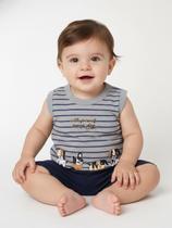 Conjunto Curto Infantil Para Bebê- MESCLA Conjunto Curto Infantil Para Bebê- MESCLA