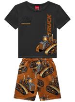 Conjunto Curto Kyly 1001346 Infantil Menino Estampa 3D Algodão T. 04/08 Conjunto Curto Kyly 1001346 Infantil Menino Estampa 3D Algodão T. 04/08