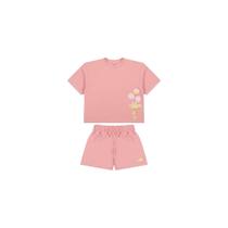 Conjunto Curto Lilica Ripilica Blusa e Short Fun Kids Rosa Conjunto Curto Lilica Ripilica Blusa e Short Fun Kids Rosa