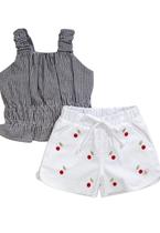 Conjunto Curto Menina Estampado Anjos Baby