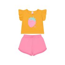 Conjunto Curto Morango Menina Marisol - 1P Conjunto Curto Morango Menina Marisol - 1P
