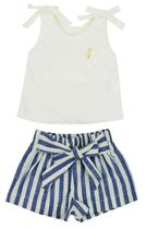 Conjunto Curto Travel Moments Creme - Grow Up