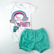 Conjunto Dahti Kids Festa do Arco- Iris Feminino 02 Peças