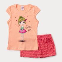 Conjunto Dahti Kids Sweet Girl Feminino -2 Peças Conjunto Dahti Kids Sweet Girl Feminino -2 Peças