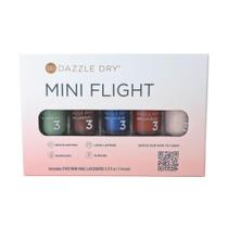 Conjunto Dazzle Dry Mini Flight Everyday Muse - 5 Vernizes para Unhas