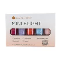 Conjunto Dazzle Dry Mini Flight Happy Hues - 5 Vernizes para Unhas