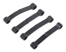 Conjunto de 04 Tirantes Originais para Lavadora Brastemp e Consul - Preto