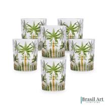 Conjunto de 06 Copos Palm Tree 340ml
