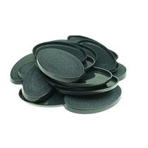 (Conjunto de 10) Bases de plástico Base oval de 60x35mm para jogos de mesa (Conjunto de 10) Bases de plástico Base oval de 60x35mm para jogos de mesa