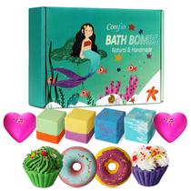 Conjunto de 10 Bombas de Banho Comfso - Presente Ideal para Crianças e Adultos
