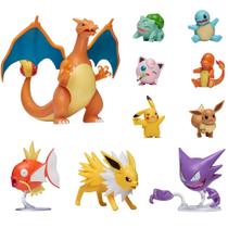 Conjunto de 10 Bonecos Pokémon - Edição Ultimate Battle