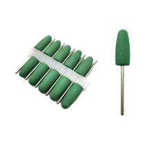 Conjunto de 10 Brocas de Silicone para Unhas - Ferramentas de Polimento Rotativo para Manicure