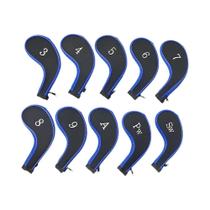 Conjunto De 10 Capas Para Cabeça De Taco De Golfe Com Zíper E Etiqueta Numérica Intercambiável Conjunto De 10 Capas Para Cabeça De Taco De Golfe Com Zíper E Etiqueta Numérica Intercambiável