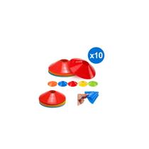 Conjunto de 10 cones de lentilha para treinamento físico - exercício funcional