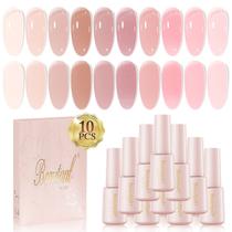 Conjunto de 10 Esmaltes Larvall Beautpal Jelly Gel Nude - 7ml Cada Conjunto de 10 Esmaltes Larvall Beautpal Jelly Gel Nude - 7ml Cada