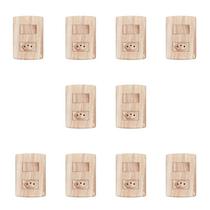 Conjunto de 10 Interruptores de 1 Tecla Simples e Tomada 2p+t 20a , Modular, com Placa 4x2 e Suporte Conjunto de 10 Interruptores de 1 Tecla Simples e Tomada 2p+t 20a , Modular, com Placa 4x2 e Suporte