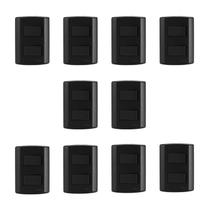 Conjunto de 10 Interruptores de 2 Teclas Simples, Modular, com Placa 4x2 e Suporte