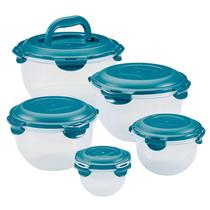 Conjunto de 10 peças à prova de vazamento de recipientes de armazenamento de alimentos Rachael Ray