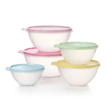 Conjunto de 10 peças de tigelas para armazenamento de alimentos Wonderlier Tupperware