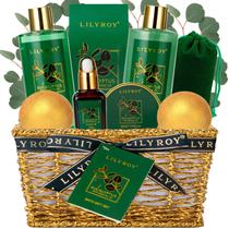 Conjunto de 10 peças para cesta de banho LILY ROY Eucalyptus Spa