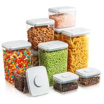 Conjunto de 10 peças para recipientes para alimentos Tourdeus Airtight Pop sem BPA Conjunto de 10 peças para recipientes para alimentos Tourdeus Airtight Pop sem BPA