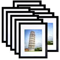 Conjunto de 10 porta-retratos SESEAT 11x14 pretos para 8x10 ou 11x14 Conjunto de 10 porta-retratos SESEAT 11x14 pretos para 8x10 ou 11x14
