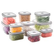 Conjunto De 10 Potes Herméticos de Plástico Electrolux
