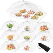 Conjunto de 10 Protetores de Alimentos em Tela Moozetiz para Piquenique ao Ar Livre Conjunto de 10 Protetores de Alimentos em Tela Moozetiz para Piquenique ao Ar Livre