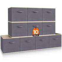 Conjunto de 10 tecidos Storage Cubes Lifewit, 33x33x33cm, cinza