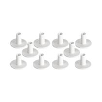 Conjunto De 10 Tees De Borracha Para Golfe Para Prática Em Campo De Golfe, Interno E Externo