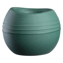Conjunto de 10 Vasos Decorativo para Plantas Búzios Verde Escuro