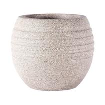 Conjunto de 10 Vasos Decorativo para Plantas Canela 24 Cinza