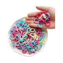 Conjunto De 100 Elásticos De Cabelo Para Meninas, Laços De Borracha Para Crianças, Acessórios De