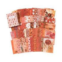 Conjunto de 100 Papéis Florais Vintage para Scrapbooking, DIY, Colagem e Decoração Conjunto de 100 Papéis Florais Vintage para Scrapbooking, DIY, Colagem e Decoração