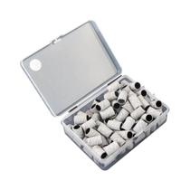 Conjunto De 100 Peças De Bandas De Lixa Para Brocas De Unha Com Eixo Metálico Para Remoção De