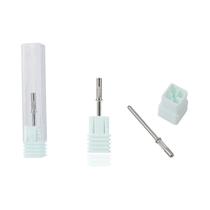 Conjunto De 100 Peças De Bandas De Lixa Para Unhas Mini De 3mm Com Eixo De Metal Para Remoção De Gel