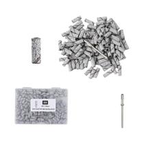 Conjunto De 100 Peças De Bandas De Lixa Para Unhas Mini De 3mm Com Eixo Metálico Para Remoção De Gel