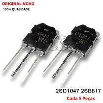 Conjunto De 10PCS De Tubos Amplificadores De Áudio 2SB817 2SD1047 TO-3P Circuitos Integrados