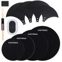 Conjunto de 11 Almofadas Amortecedoras EASTROCK para Bateria - com Prato e Hi-Hats