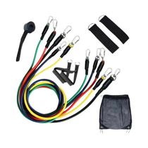Conjunto De 11 Faixas De Resistência Para Fitness Com Ancoragem Para Porta, Faixas Para Tornozelo, Conjunto De 11 Faixas De Resistência Para Fitness Com Ancoragem Para Porta, Faixas Para Tornozelo,